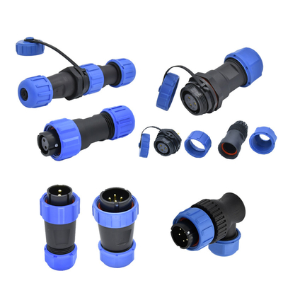 qualità  Industrial IP68 Waterproof Power Connector SP Series 2 - 12 Pin Panel Mount fabbrica