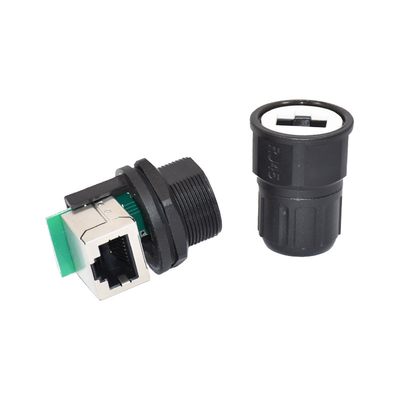 qualità  Industrial RJ45 Panel Mount Ethernet Waterproof Connector 1.5A fabbrica