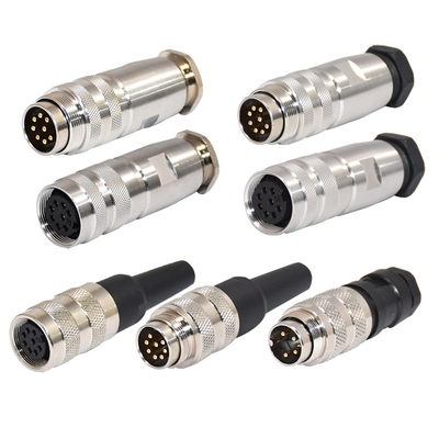 qualità  Field Wirable M16 Waterproof Connector Male Female 2 - 12 Poles M16 Circular Connector fabbrica