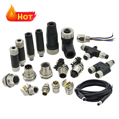 IP68 impermeabile dei connettori 2 - 17 del cavo di M5 M8 M12 M16 M23 supporto del pannello di Pin