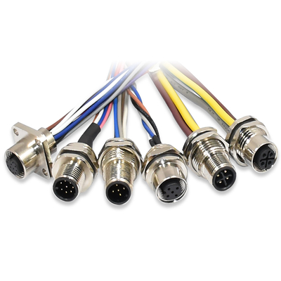 IP68 impermeabile dei connettori 2 - 17 del cavo di M5 M8 M12 M16 M23 supporto del pannello di Pin