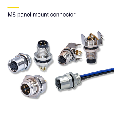 IP68 impermeabile dei connettori 2 - 17 del cavo di M5 M8 M12 M16 M23 supporto del pannello di Pin