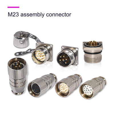 IP68 impermeabile dei connettori 2 - 17 del cavo di M5 M8 M12 M16 M23 supporto del pannello di Pin