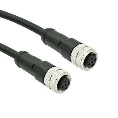 il connettore di cavo impermeabile di 250V M12 UNA B la D X ha codificato 4 Pin Cable Connector