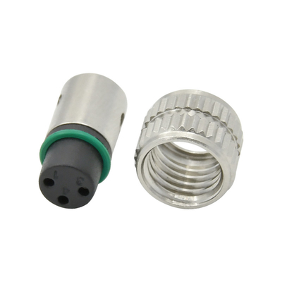 M8 nichelato 6 Pin Connector Copper Material IP67 impermeabile