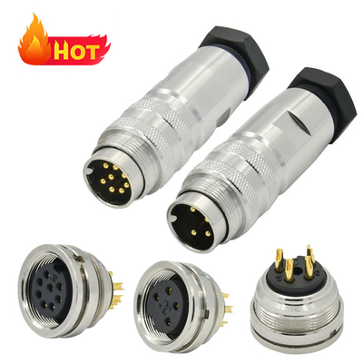 RIGOAL M16 connettore impermeabile 2-3-4-5-6-7-8-12-14-16-19-24-Core maschio/femmina