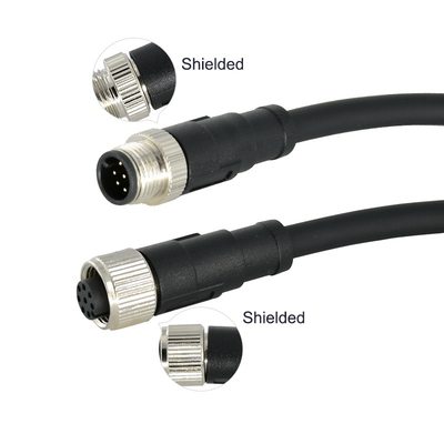 M12 connettore con cavo a presa modellato impermeabile a 8 pin tipo prodotto