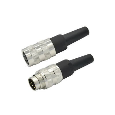 Connettore impermeabile IP67 M16 con materiale isolante PBT e piastra di contatto Au oro/oro
