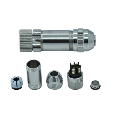 Voltaggio nominale 30V per connettore impermeabile M8 5/6/8 pin Adaptore nero