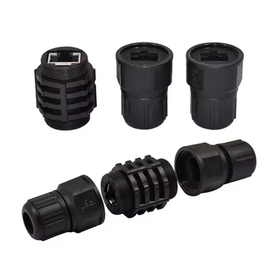 Cat6a RJ45 connettori di pannelli di plastica per apparecchiature Cat6a impermeabile su cavo LAN Ethernet impermeabile