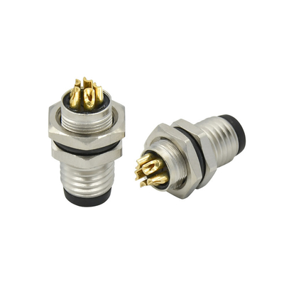 6 pin M8 connettore impermeabile con tensione nominale 250V Temperatura 40 - 125 gradi
