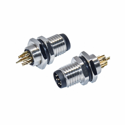 Contatti in ottone e connettore impermeabile a corrente nominale 4A M8 per automazione industriale