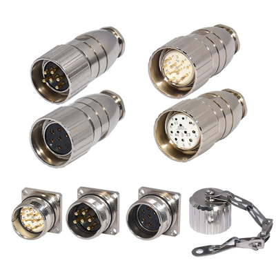 Applicazioni automobilistiche connettore di montaggio a pannello impermeabile con CE/ROHS/IP67/REACH/IP68