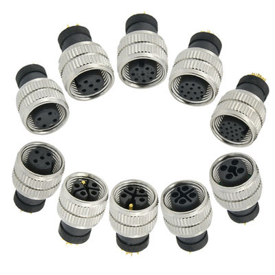 Rigoal M12 A codice maschio femmina 3-17 pin connettore aereo impermeabile