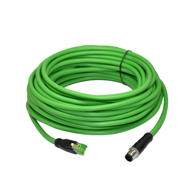 Connettore impermeabile M12 a RJ45 da 3 a 17 pin A B C D X Maschio Femmina