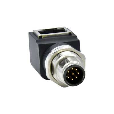 Connettore Ethernet M12 a RJ45 Maschio Femmina IP67 Impermeabile 3-17 Pin
