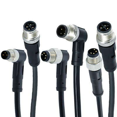 Rigoal M12 a M8 connettore impermeabile maschio femmina IP67 IP68 3-17 pin
