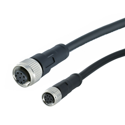 Rigoal M12 a M8 connettore impermeabile maschio femmina IP67 IP68 3-17 pin