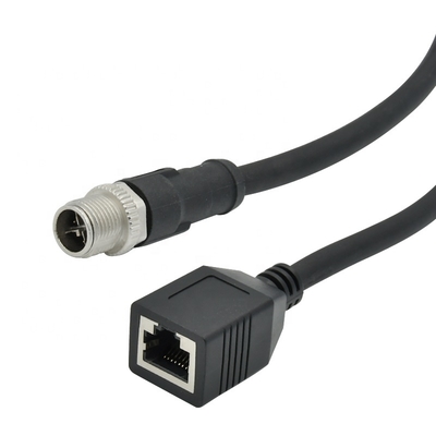 Cavo Ethernet M12 4pin 8pin D X Code per telecamera industriale e visione artificiale