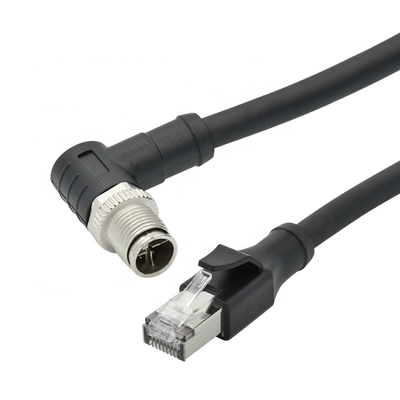 Cavo Ethernet M12 4pin 8pin D X Code per telecamera industriale e visione artificiale