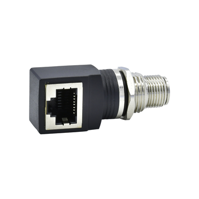 M12 X Codice RJ45 Cavo di presa IP67 IP68 Ethernet industriale impermeabile