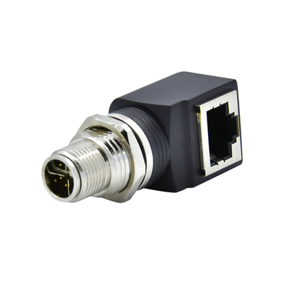 M12 X Codice RJ45 Cavo di presa IP67 IP68 Ethernet industriale impermeabile