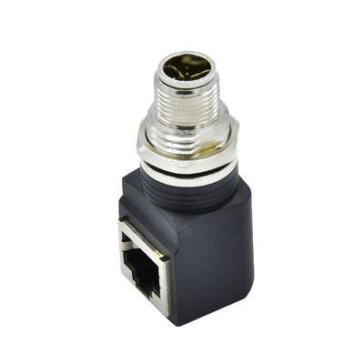 M12 X Codice RJ45 Cavo di presa IP67 IP68 Ethernet industriale impermeabile