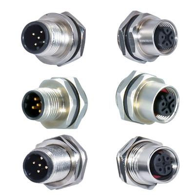 M12 Waterproof Connector Male Female 3-17 Pin IP67 IP68 DIN