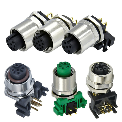 Connettore M12 impermeabile 3-17 pin maschio femmina IP67 IP68 DIN