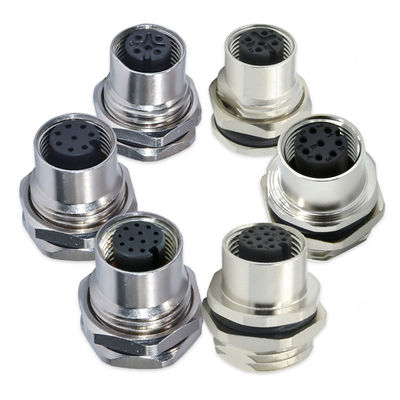 Connettore M12 impermeabile 3-17 pin maschio femmina IP67 IP68 DIN