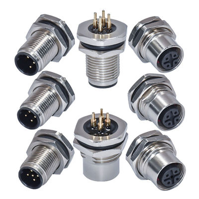Connettore M12 impermeabile 3-17 pin maschio femmina IP67 IP68 DIN