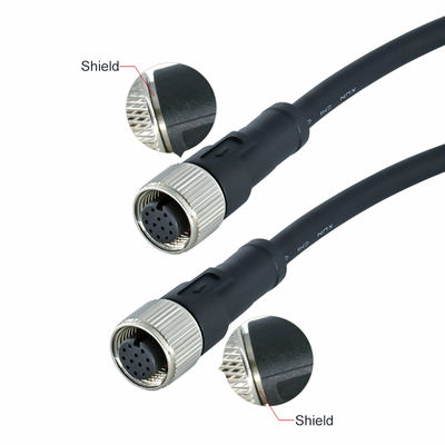 M12 connettore impermeabile 3-17 pin IP67 IP68 standard DIN