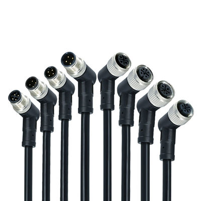 Connettore M12 impermeabile IP68 3-17 pin maschio femmina tipo a vite DIN