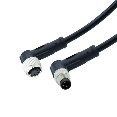 IP67/IP68 M8 Waterproof Connector with 3-8 Pin Options and PA66+GF20% Insert for Industrial Applications