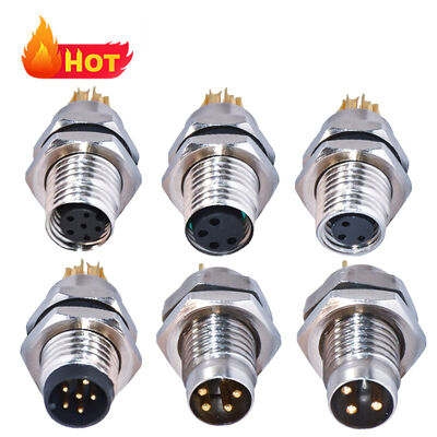 Rigoal M8 connettore aereo impermeabile IP67/IP68 3-8 pin 250V nominale maschio presa femmina