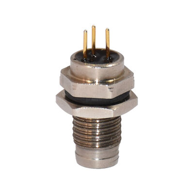 Connettore PCB ad angolo retto M8 4PIN 5PIN 8PIN, connettore a montaggio a pannello a 90 gradi