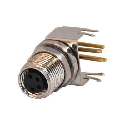3 4 5 6 8 12 pin M8 Connettore connettore impermeabile per montaggio a pannello con coda a saldare PCB