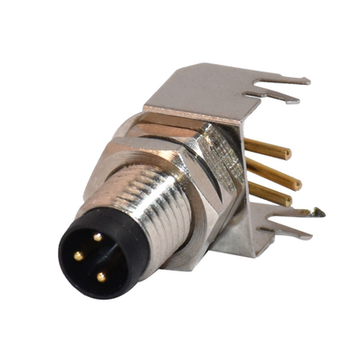 3 / 4/5/6/8 connettore ad angolo retto del sensore di Pin Male And Female Straight M8 per il supporto del PWB del cavo