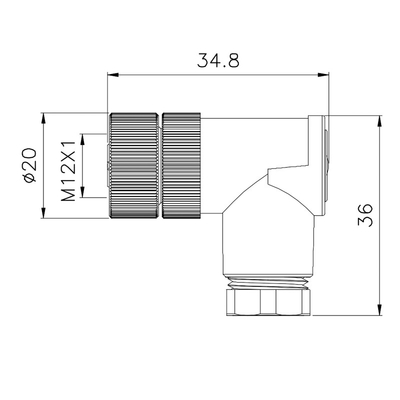 M12 Waterproof Plastic Series Connector