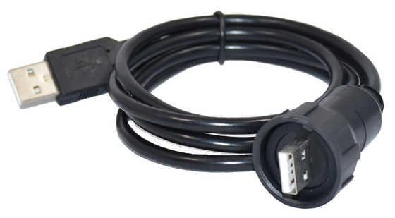 Supporto di plastica circolare del pannello del supporto del cavo dei connettori IP67 1.0A del PVC della vite