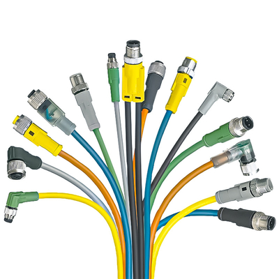 Connettore impermeabile X della circolare femminile maschio M12 che Cording 5 Pin Cable Connector IP68