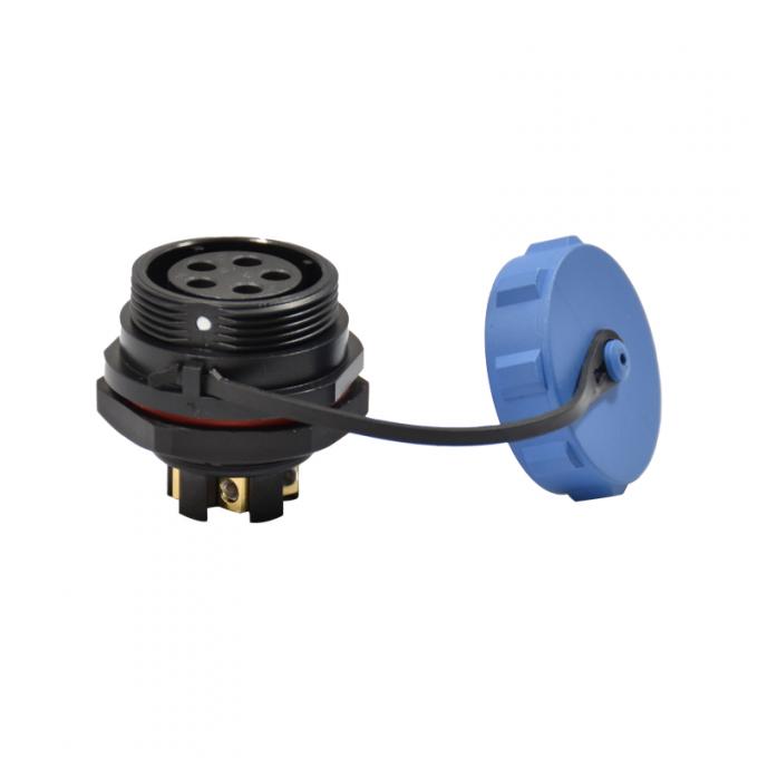 I PPS inseriscono il termine impermeabile di plastica circolare della piegatura di Pin IP67 dei connettori 5 2